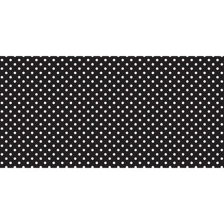 Fadeless Bulletin Board Art Paper Roll, Classic Dots Blk/Wht, 48in x 50ft 0055845